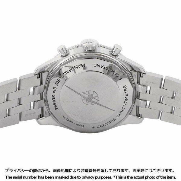 ブライトリング クラシック アヴィ クロノグラフ A23380 BREITLING 腕時計 黒文字盤