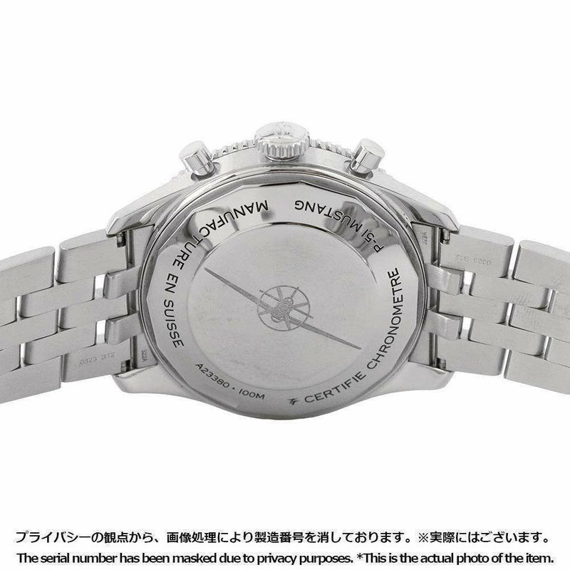 ブライトリング クラシック アヴィ クロノグラフ A23380 BREITLING 腕時計 黒文字盤