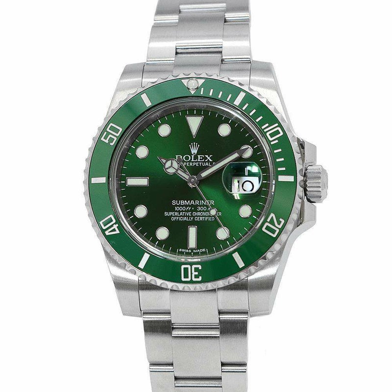 ロレックス サブマリーナ デイト 116610LV ROLEX 腕時計 グリーン文字盤