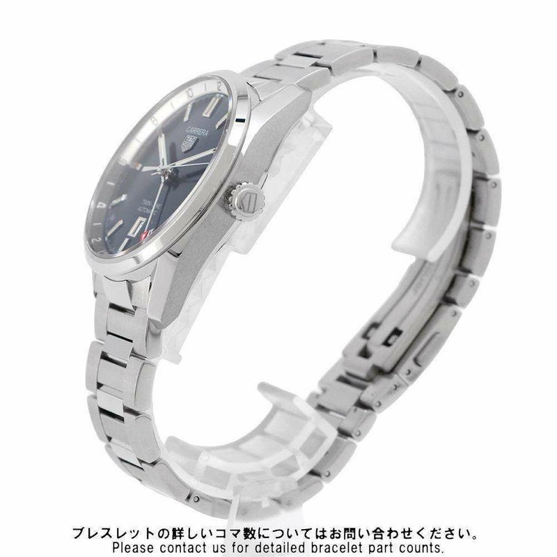 タグホイヤー カレラ キャリバー7 ツインタイム デイト WBN201A.BA0640 TAG Heuer 腕時計 ブルー文字盤