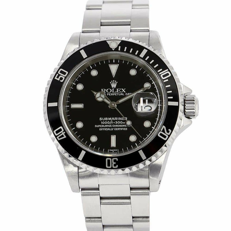 ロレックス サブマリーナ デイト A番 16610 ROLEX 腕時計 黒文字盤