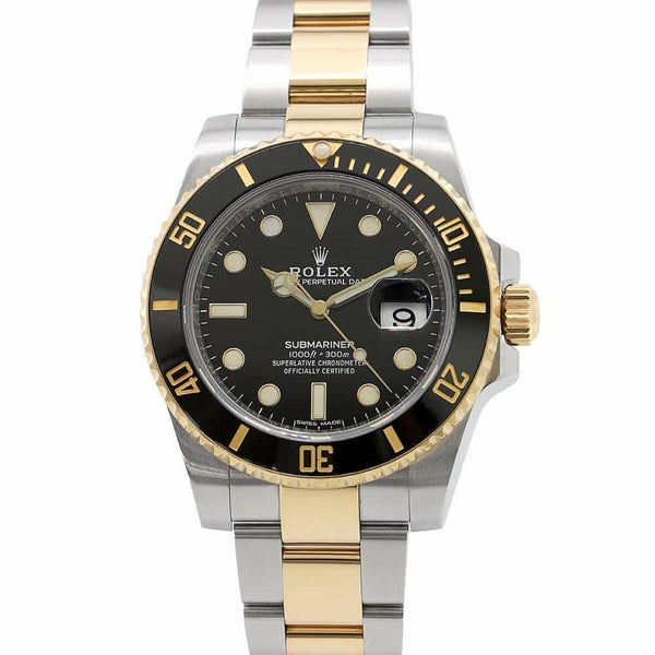 ロレックス サブマリーナ デイト コンビ SS/K18YGイエローゴールド 116613LN ROLEX 黒文字盤