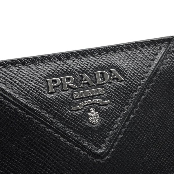 プラダ クラッチバッグ ドキュメントケース サフィアーノ レザー 2VN003 PRADA バッグ メンズ 黒