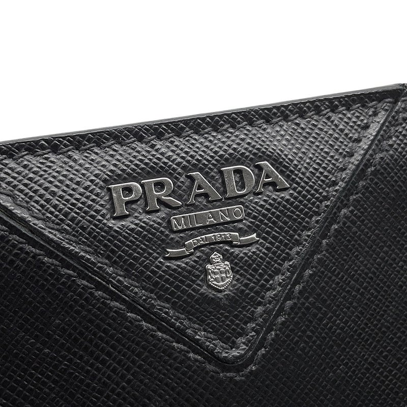 プラダ クラッチバッグ ドキュメントケース サフィアーノ レザー 2VN003 PRADA バッグ メンズ 黒