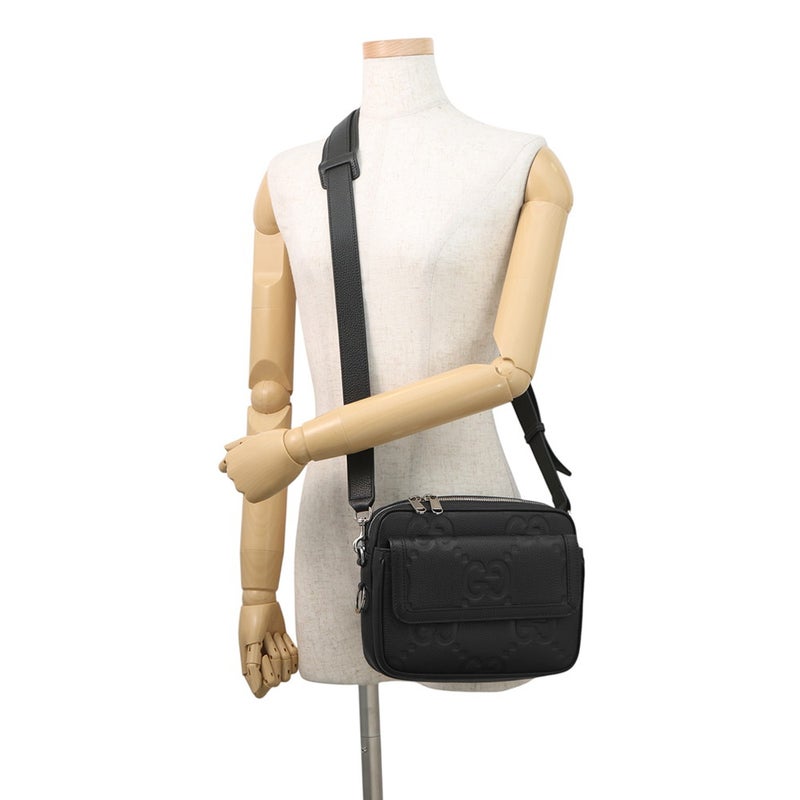 グッチ ショルダーバッグ ジャンボGG スモール クロスボディバッグ 794088 GUCCI バッグ 黒