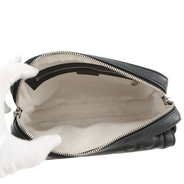 グッチ ショルダーバッグ ジャンボGG スモール クロスボディバッグ 794088 GUCCI バッグ 黒