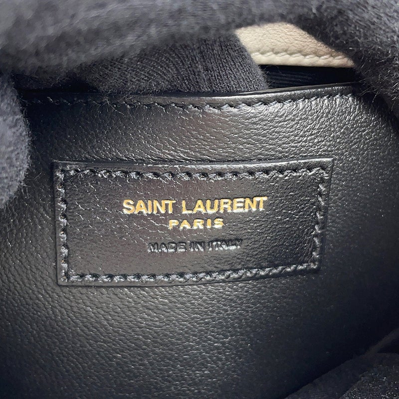サンローランパリ チェーンショルダーバッグ ミニ ノリータ YSL 672738 SAINT LAURENT PARIS バッグ 白