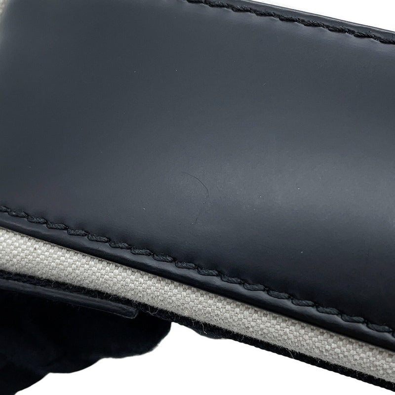 バレンシアガ ハンドバッグ ネイビーカバス XS 390346 BALENCIAGA バッグ ポーチ付き 黒 白