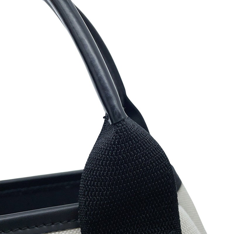 バレンシアガ ハンドバッグ ネイビーカバス XS 390346 BALENCIAGA バッグ ポーチ付き 黒 白