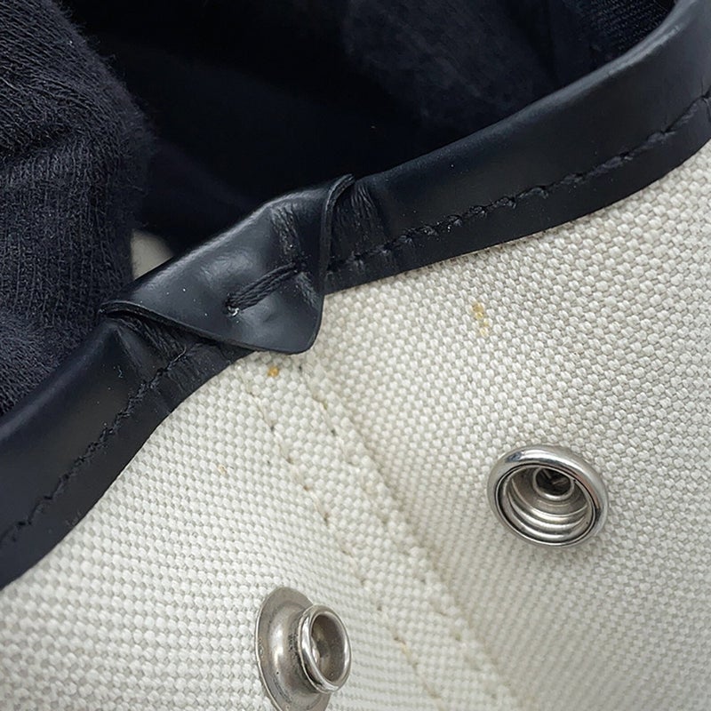 バレンシアガ ハンドバッグ ネイビーカバス XS 390346 BALENCIAGA バッグ ポーチ付き 黒 白
