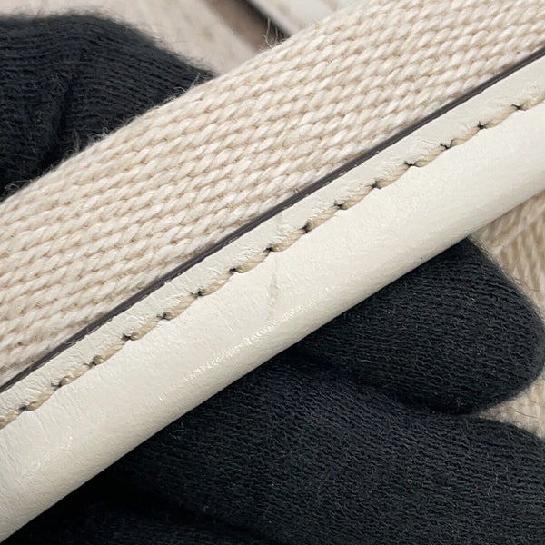 クロエ ハンドバッグ ウッディ トート ミニ キャンバス レザー CHC22AP237I26101 Chloe 2way 白