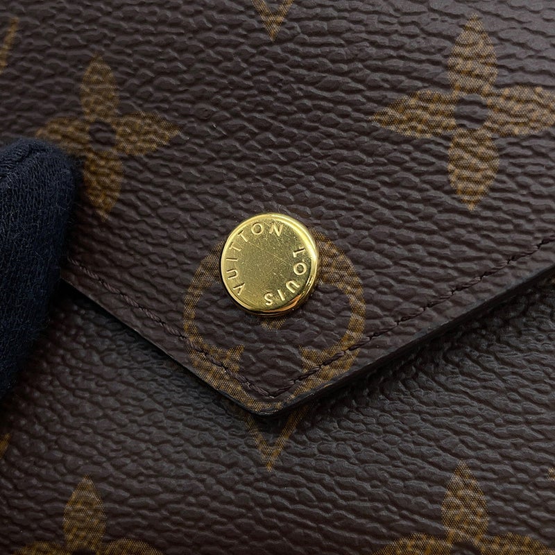ルイヴィトン 財布 モノグラム ポルトフォイユ・ヴィクトリーヌ M62472 LOUIS VUITTON ヴィトン 三つ折り