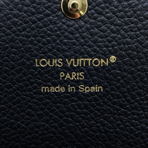 ルイヴィトン 長財布 バイカラーモノグラム・アンプラント ポルトフォイユ・サラ M80496 LOUIS VUITTON ヴィトン 財布 ブラック 黒