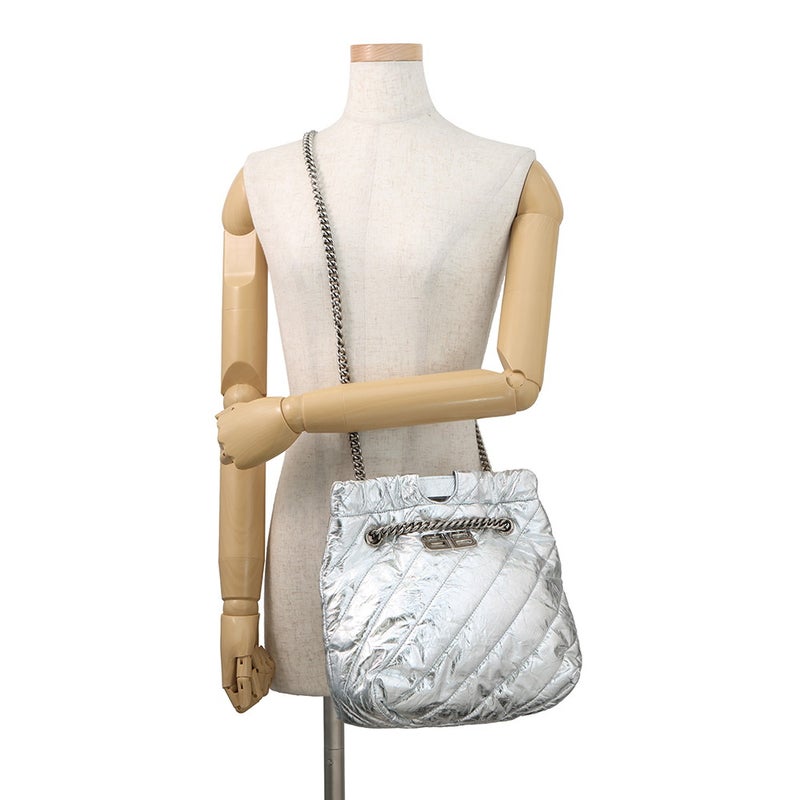 バレンシアガ ショルダーバッグ クラッシュ チェーン トートバッグ BALENCIAGA バッグ 2way
