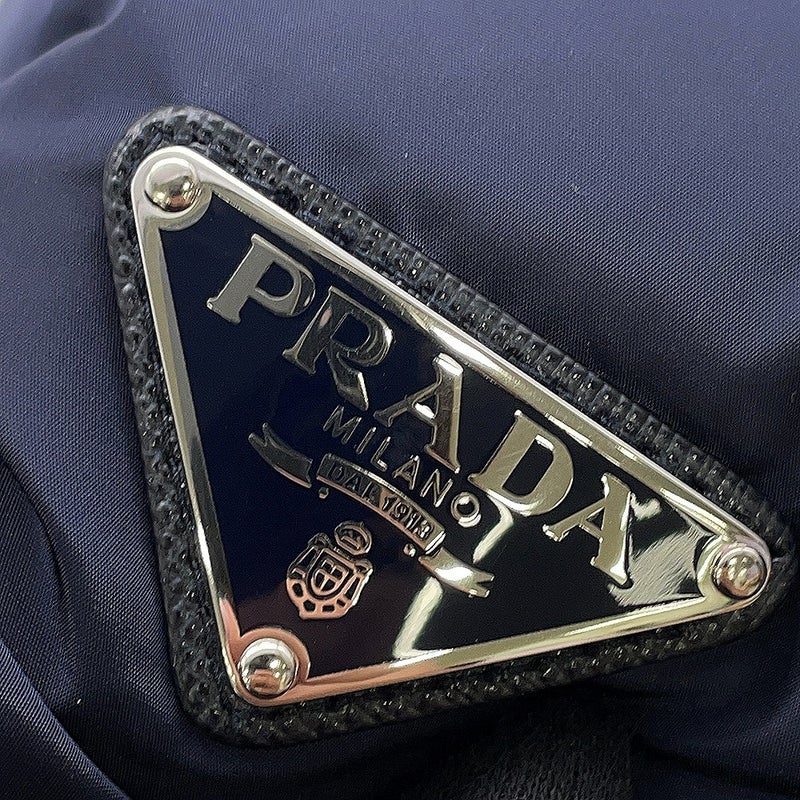 プラダ ハット トライアングルロゴ Re-Nylon ナイロンパデット サイズL 2HC248 PRADA バケットハット 帽子