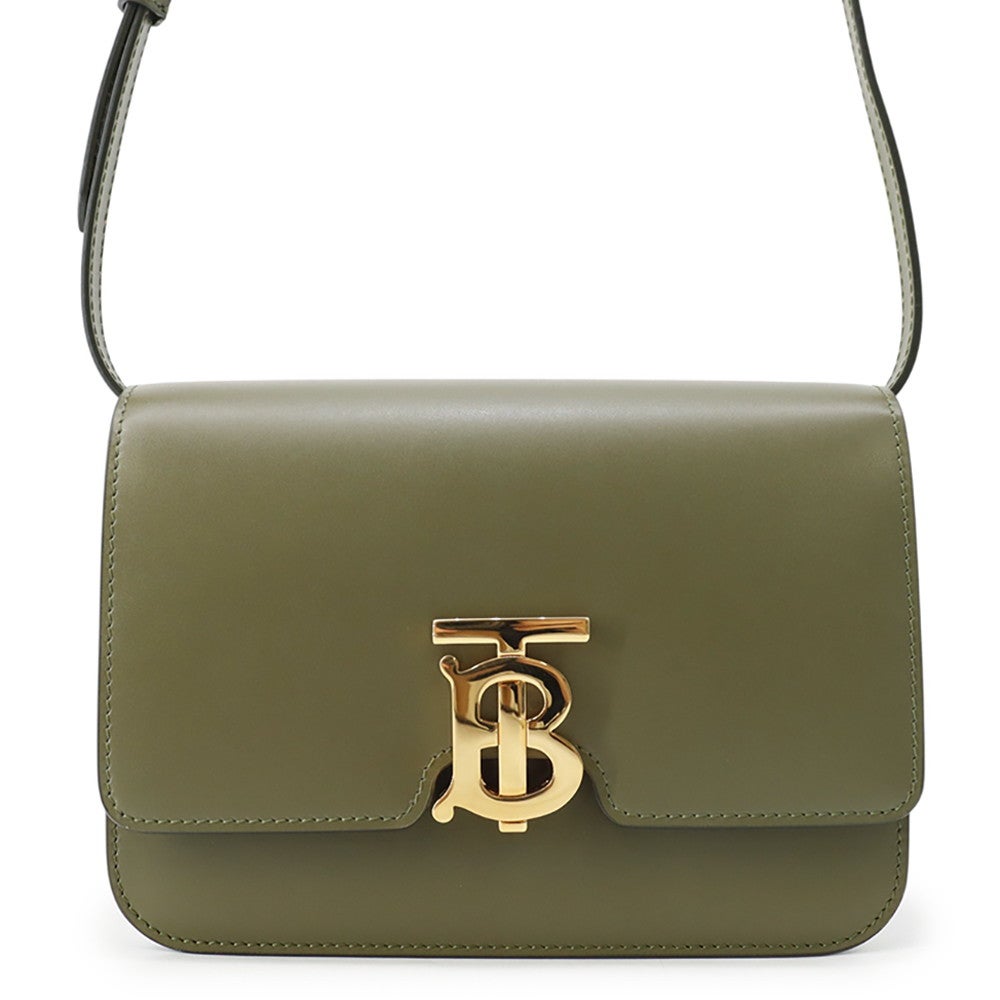 バーバリー ショルダーバッグ TBロゴ レザー BURBERRY バッグ 斜め掛け
