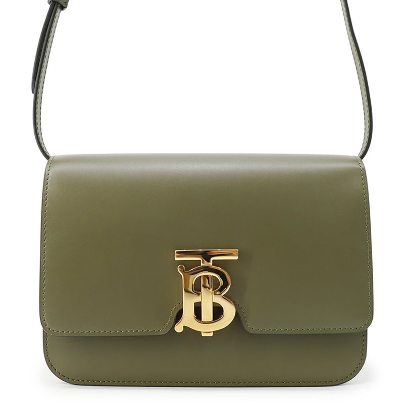 バーバリー ショルダーバッグ TBロゴ レザー BURBERRY バッグ 斜め掛け