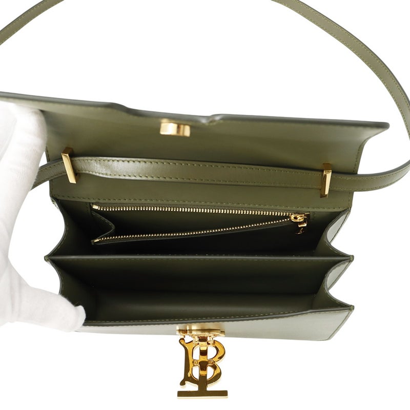 バーバリー ショルダーバッグ TBロゴ レザー BURBERRY バッグ 斜め掛け