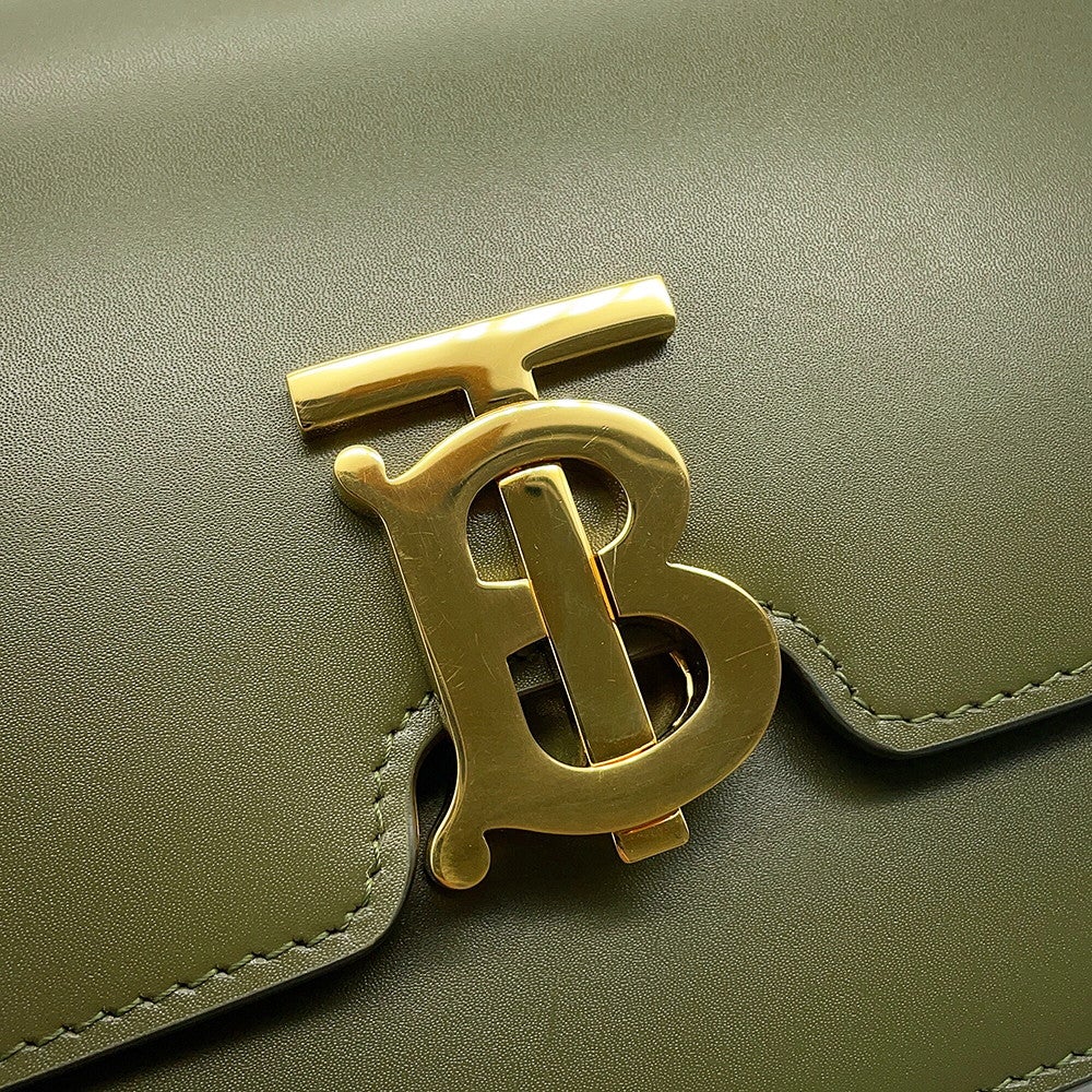 バーバリー ショルダーバッグ TBロゴ レザー BURBERRY バッグ 斜め掛け