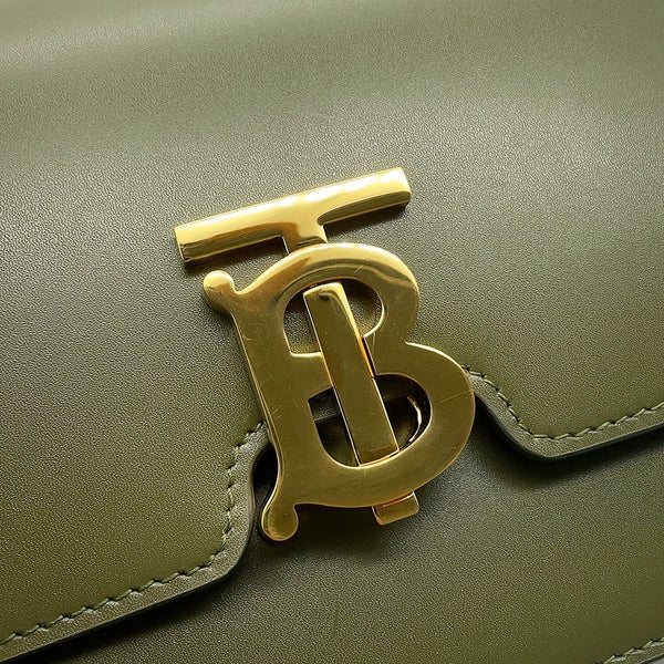 バーバリー ショルダーバッグ TBロゴ レザー BURBERRY バッグ 斜め掛け