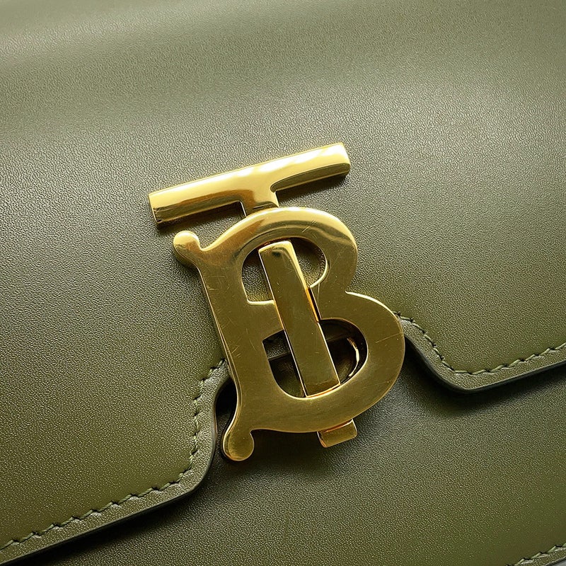 バーバリー ショルダーバッグ TBロゴ レザー BURBERRY バッグ 斜め掛け
