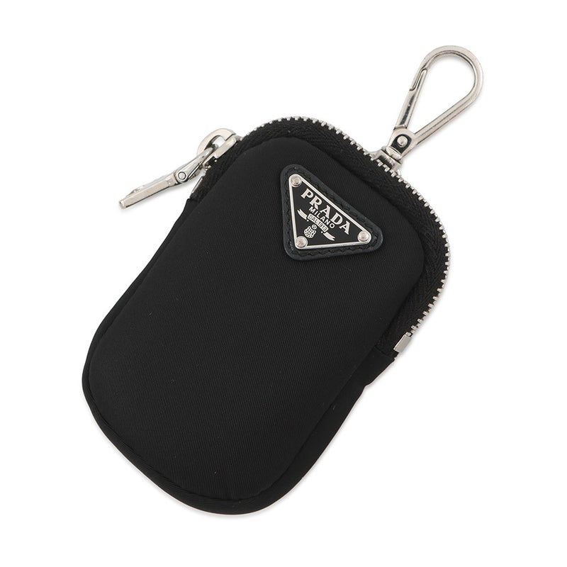 プラダ ポーチ トライアングルロゴ Re-Nylon ミニポーチ ナイロン 1TT119 PRADA 黒