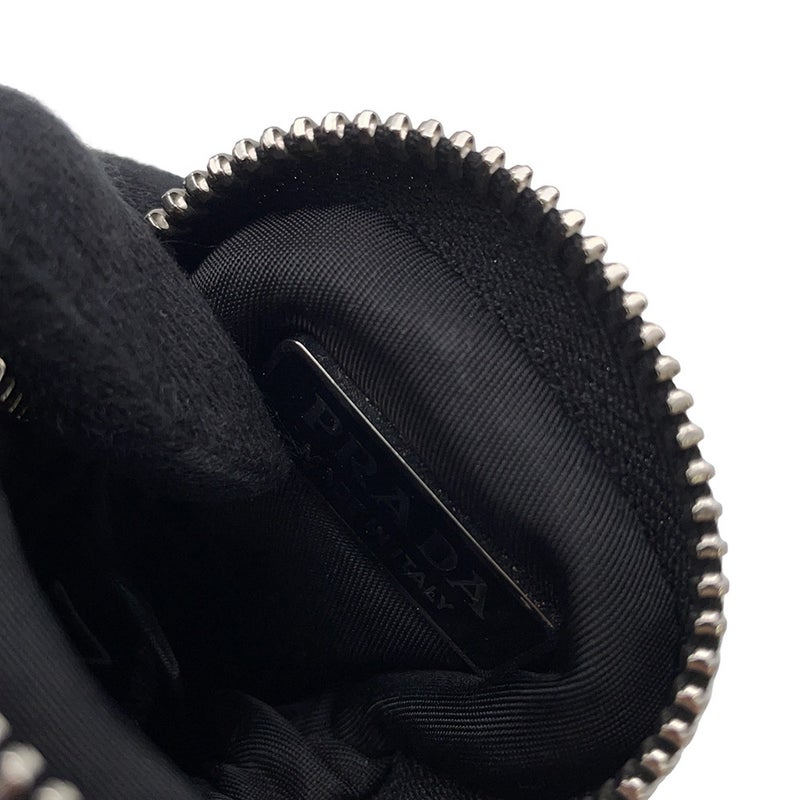 プラダ ポーチ トライアングルロゴ Re-Nylon ミニポーチ ナイロン 1TT119 PRADA 黒