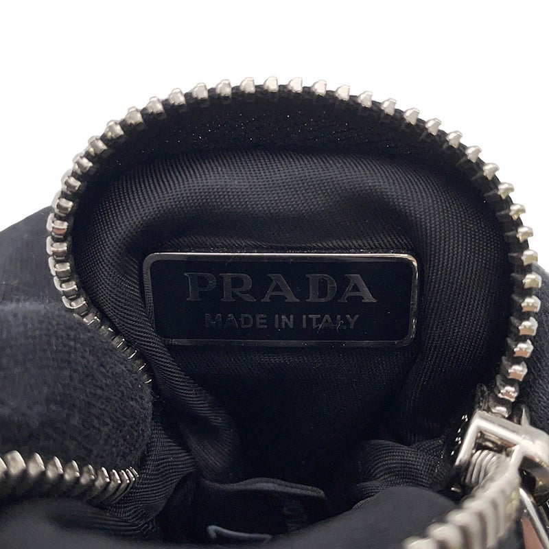 プラダ ポーチ トライアングルロゴ Re-Nylon ミニポーチ ナイロン 1TT119 PRADA 黒
