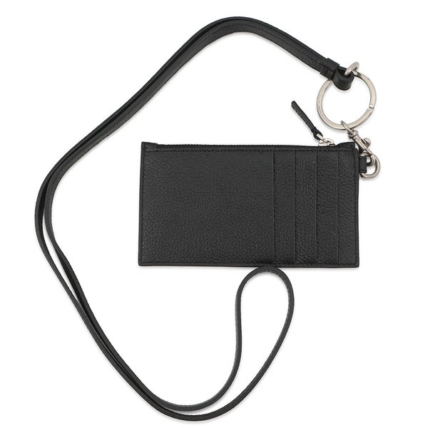 バレンシアガ コインケース カードケース ストラップ付き 594548 BALENCIAGA 小銭入れ 黒