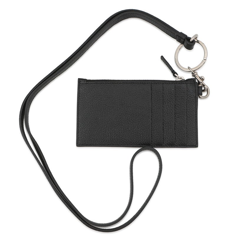 バレンシアガ コインケース カードケース ストラップ付き 594548 BALENCIAGA 小銭入れ 黒