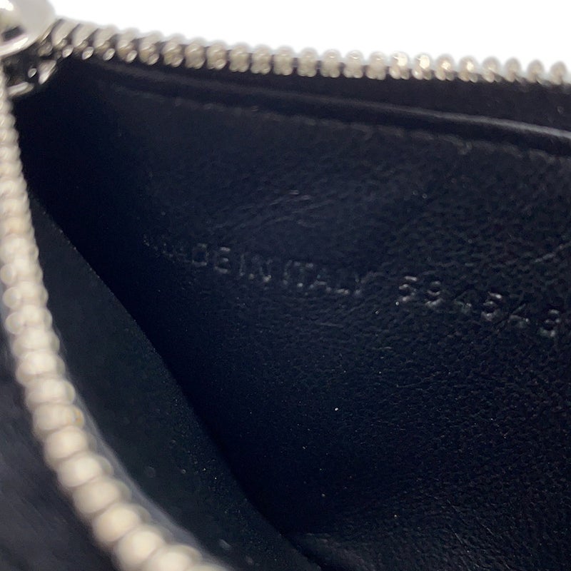 バレンシアガ コインケース カードケース ストラップ付き 594548 BALENCIAGA 小銭入れ 黒