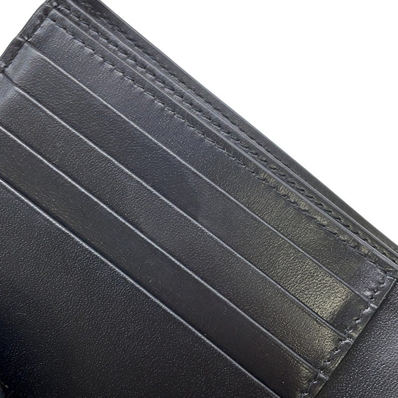 サンローランパリ 二つ折り財布 カサンドラ コインパース付き レザー SAINT LAURENT PARIS 財布 メンズ 黒