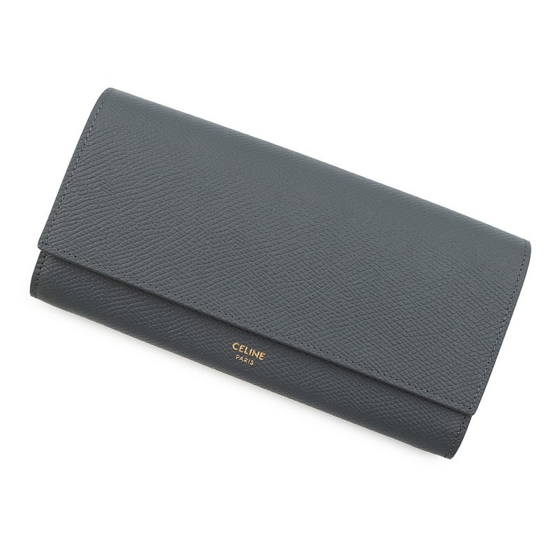 セリーヌ 長財布 ラージ フラップウォレット レザー 10B563BEL CELINE 財布