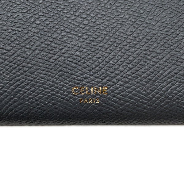 セリーヌ 長財布 ラージ フラップウォレット レザー 10B563BEL CELINE 財布