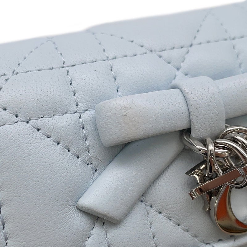クリスチャン・ディオール 三つ折り財布 カナージュ My Dior Hibiscus Lジップウォレット ラムスキン S2608PUQA Christian Dior