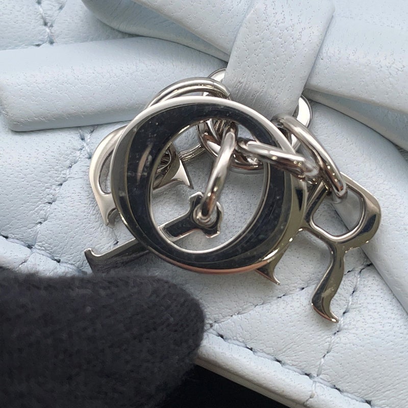 クリスチャン・ディオール 三つ折り財布 カナージュ My Dior Hibiscus Lジップウォレット ラムスキン S2608PUQA Christian Dior