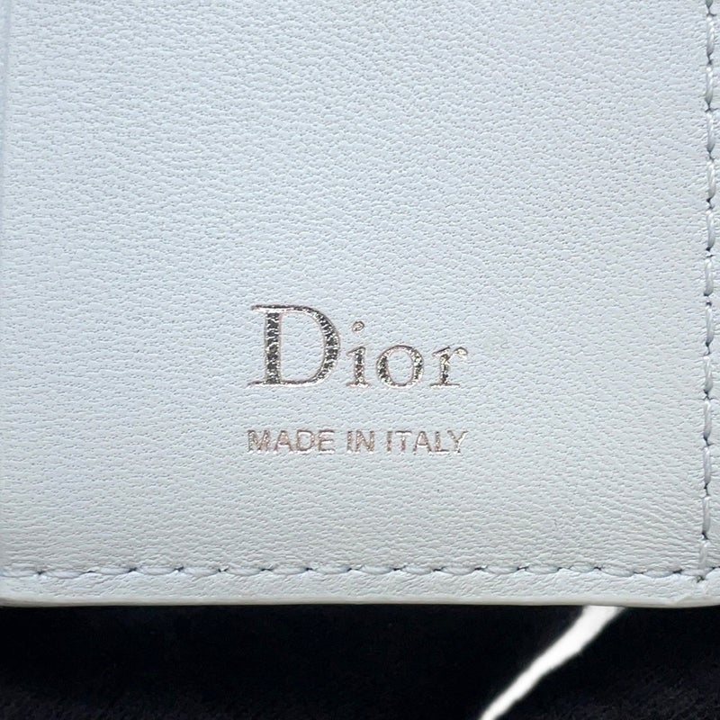 クリスチャン・ディオール 三つ折り財布 カナージュ My Dior Hibiscus Lジップウォレット ラムスキン S2608PUQA Christian Dior