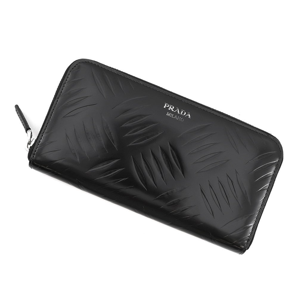 プラダ 長財布 ラウンドファスナー ブラッシュドレザー 2ML317 PRADA