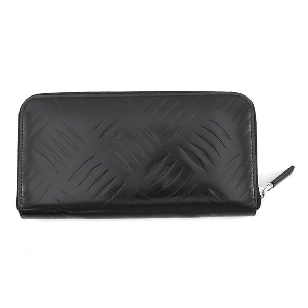 プラダ 長財布 ラウンドファスナー ブラッシュドレザー 2ML317 PRADA 財布 黒
