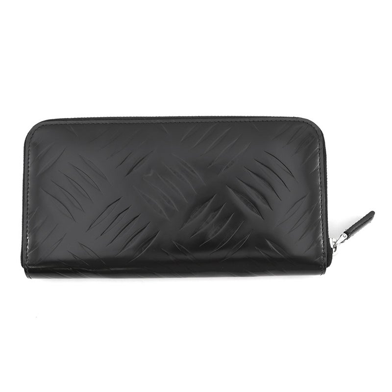 プラダ 長財布 ラウンドファスナー ブラッシュドレザー 2ML317 PRADA 財布 黒