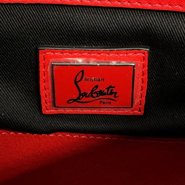 クリスチャン・ルブタン ブリーフケース レザー Christian Louboutin ２wayショルダー メンズ 黒