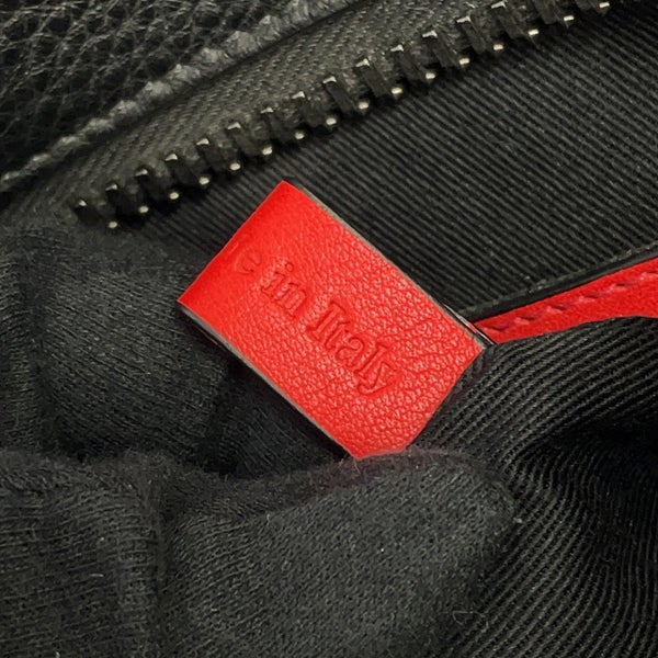 クリスチャン・ルブタン ブリーフケース レザー Christian Louboutin ２wayショルダー メンズ 黒