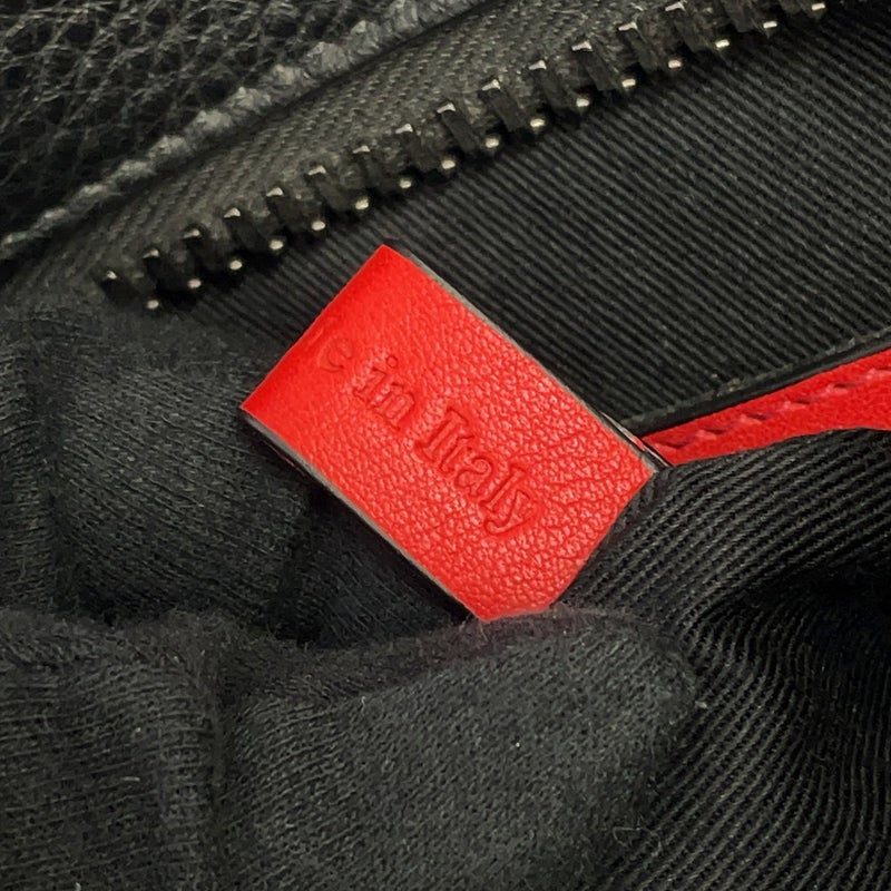 クリスチャン・ルブタン ブリーフケース レザー Christian Louboutin ２wayショルダー メンズ 黒