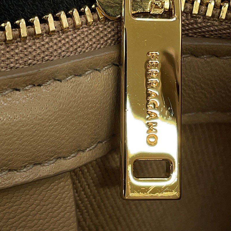 サルヴァトーレ・フェラガモ ハンドバッグ ビーチ スモール キャンバス 214988 Ferragamo トートバッグ