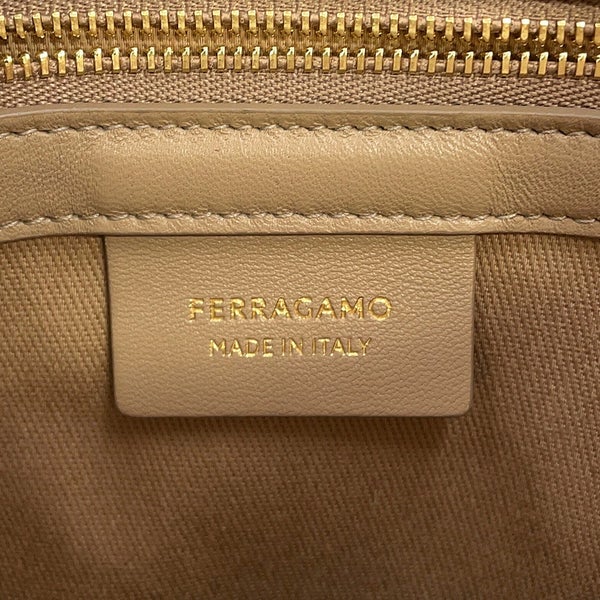 サルヴァトーレ・フェラガモ ハンドバッグ ビーチ スモール キャンバス 214988 Ferragamo トートバッグ