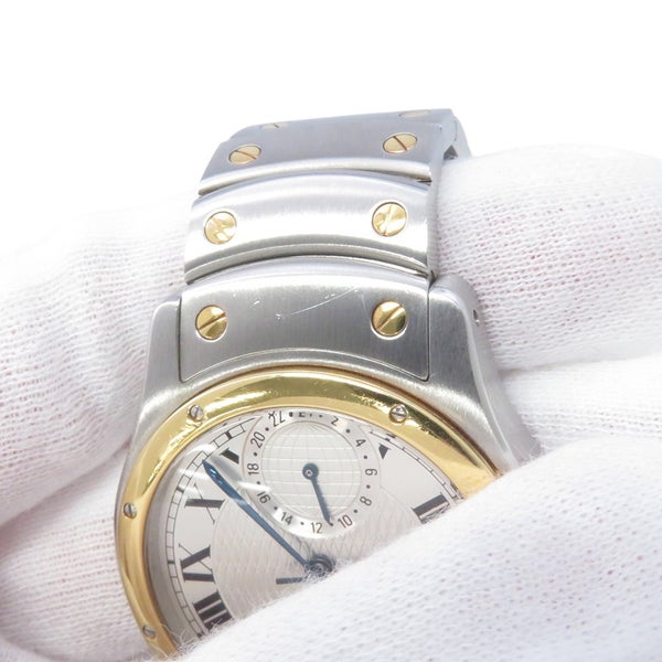 カルティエ サントス ロンド MM W20038R3 Cartier 腕時計 ウォッチ ヴィンテージ 創業150周年 1847本限定 シルバー文字盤