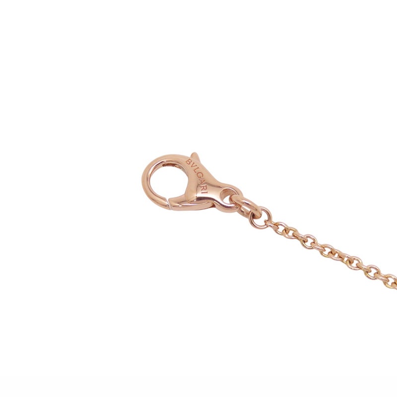 ブルガリ ネックレス ブルガリ・ブルガリ マザーオブパール/オニキス/ダイヤ 計0.11ct K18PGピンクゴールド 347761 ペンダント