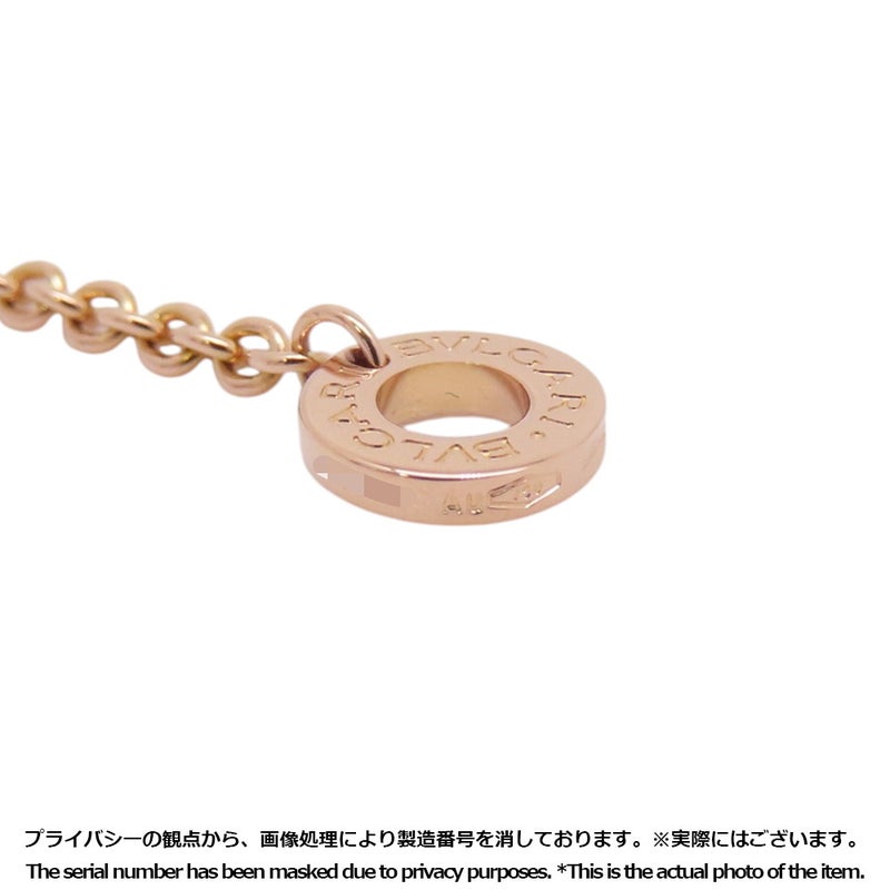 ブルガリ ネックレス ブルガリ・ブルガリ マザーオブパール/オニキス/ダイヤ 計0.11ct K18PGピンクゴールド 347761 ペンダント