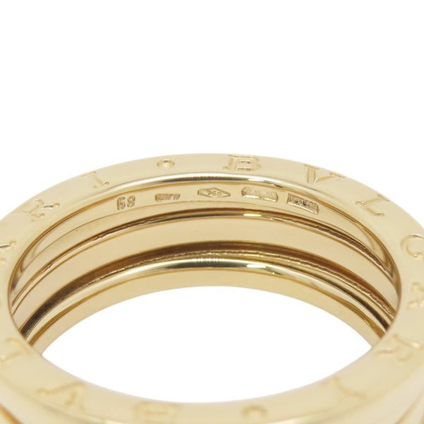 ブルガリ リング ビーゼロワン B-zero1 2バンド K18YGイエローゴールド リングサイズ58 BVLGARI 指輪