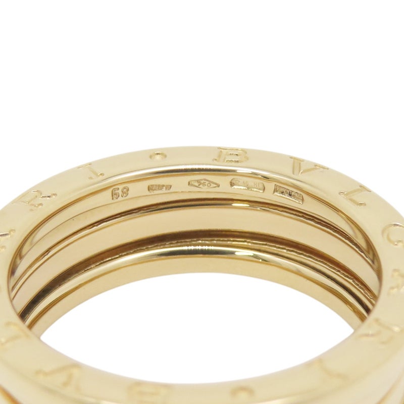 ブルガリ リング ビーゼロワン B-zero1 2バンド K18YGイエローゴールド リングサイズ58 BVLGARI 指輪